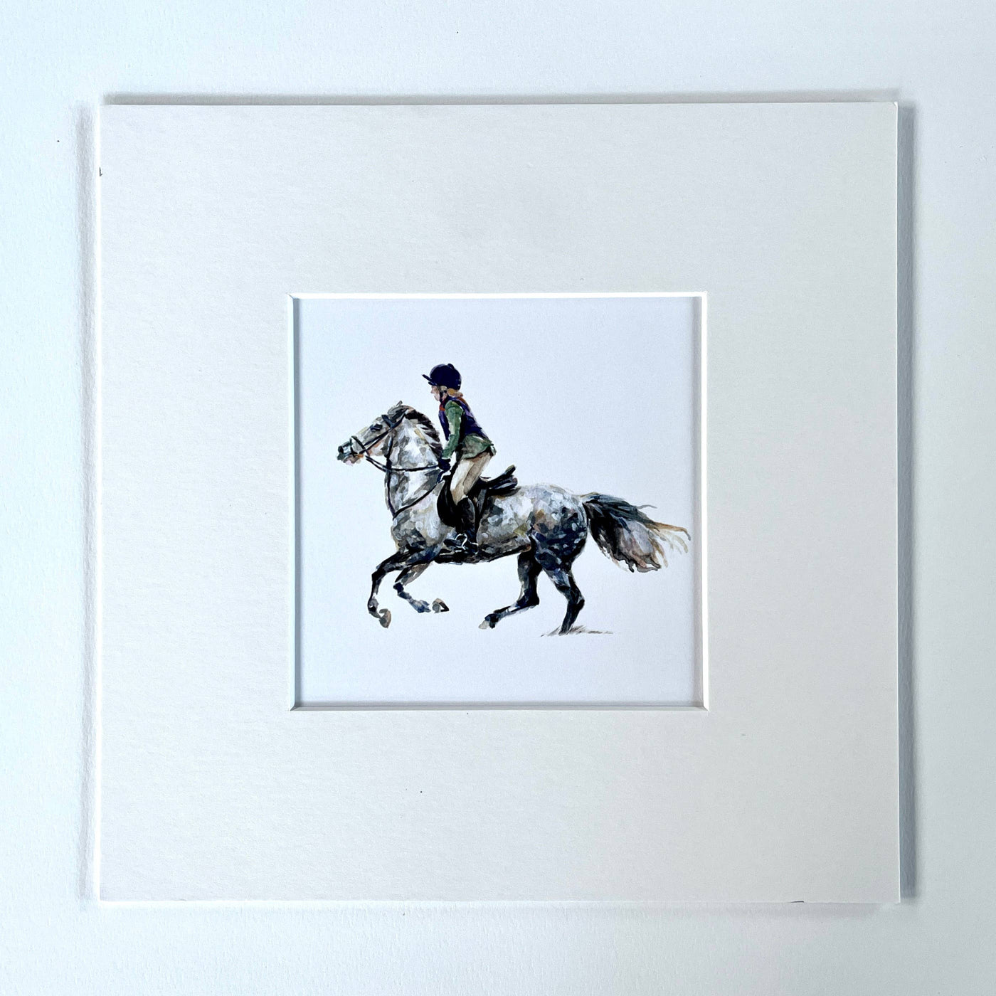 Susel & Co Giddy - Quadratischer Kunstdruck