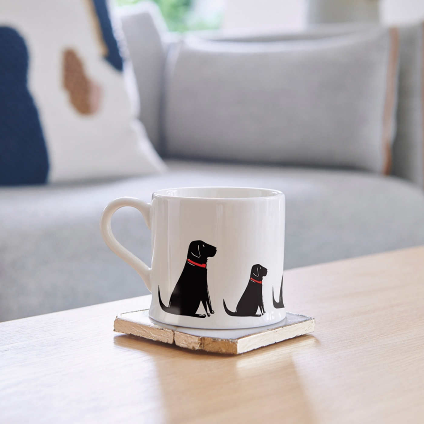 Hundetasse mit Black Labrador-Motiv