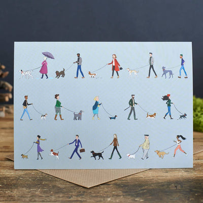 Sweet William | Dog Walker's - Grußkarte