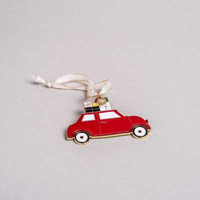 Eulenschnitt - Baumschmuck Weihnachtsauto