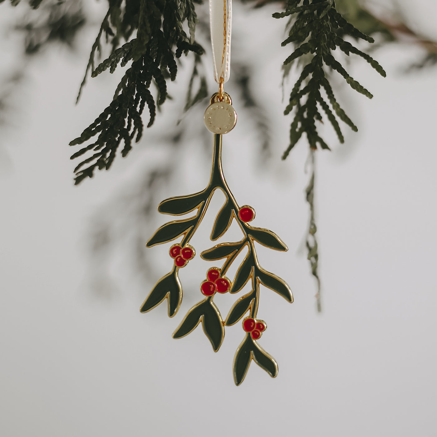 Eulenschnitt - Baumschmuck Mistelzweig