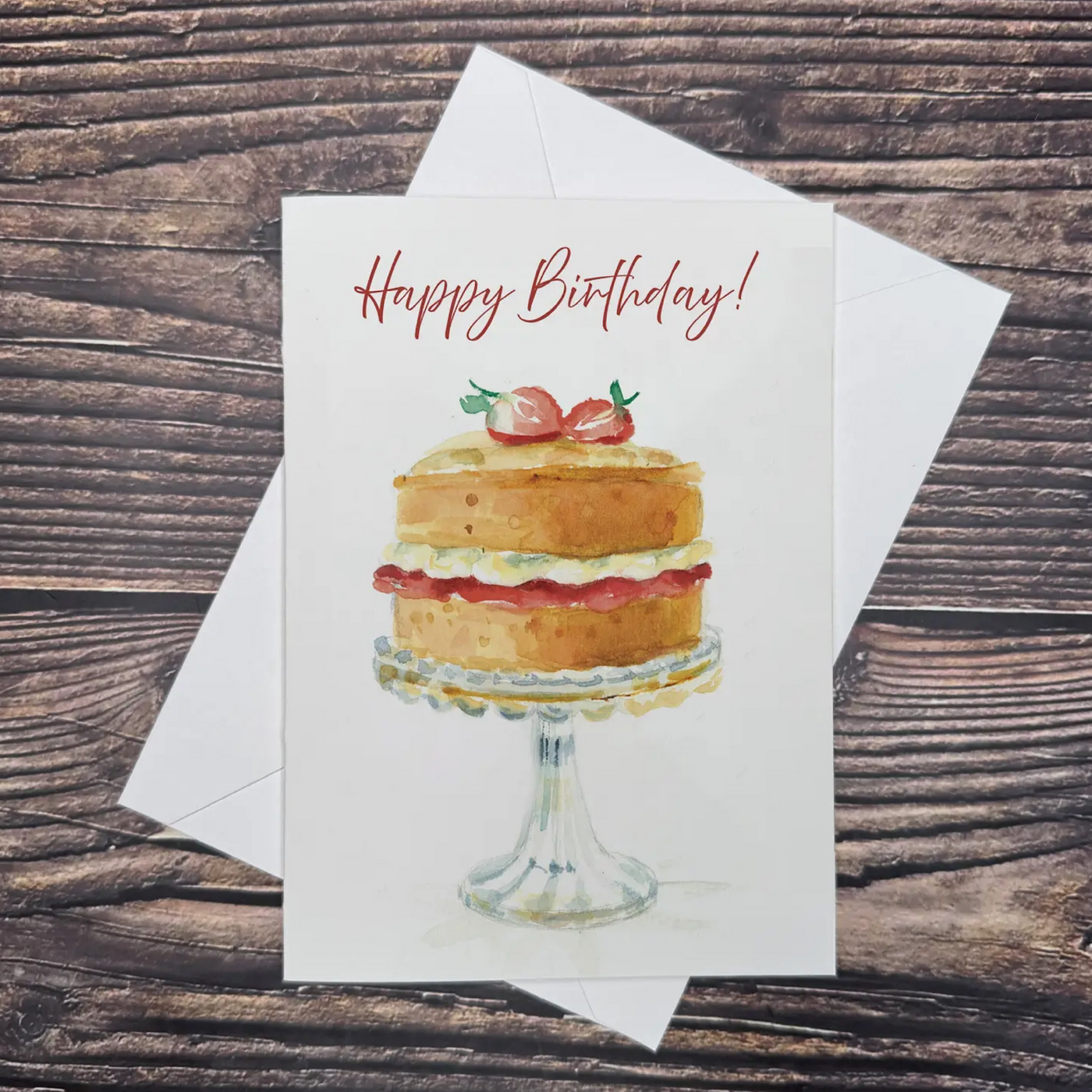 Susel & Co Victoria Sponge Cake - Geburtstagskarte