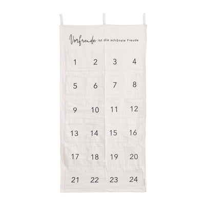 Eulenschnitt - Adventskalender Vorfreude Creme
