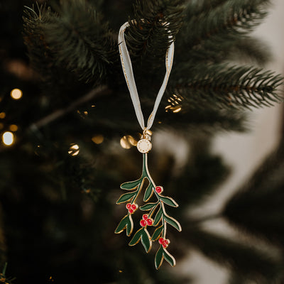 Eulenschnitt - Baumschmuck Mistelzweig