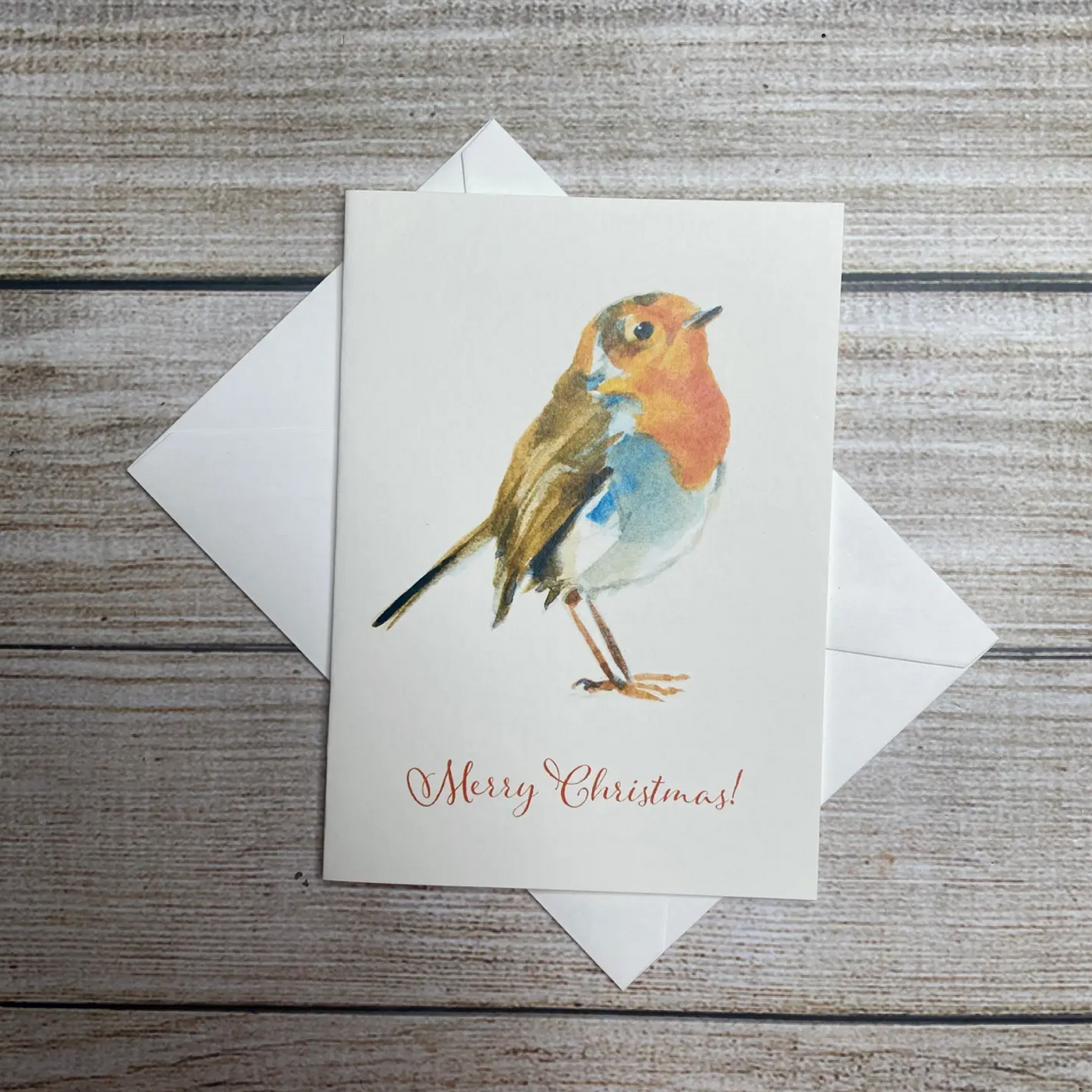 Susel & Co Christmas Robin - Grußkarte