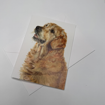 Susel & Co Golden Retriever - Grußkarte