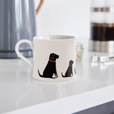 Hundetasse mit Black Labrador-Motiv
