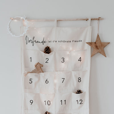 Eulenschnitt - Adventskalender Vorfreude Creme