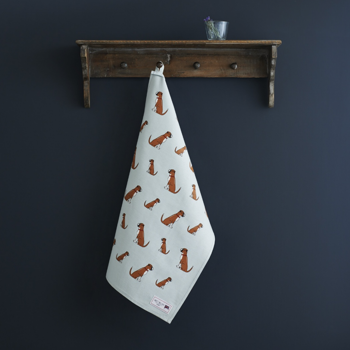 Organic tea towel - Boxer