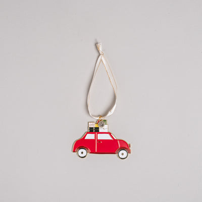 Eulenschnitt - Baumschmuck Weihnachtsauto
