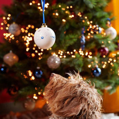 Heinen Delfts Blauw - Porzellankugel Nhaan