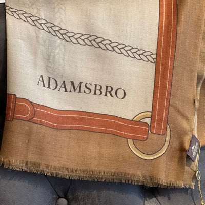 ADAMSBRO 100% Kaschmirschal Braun – SALE
