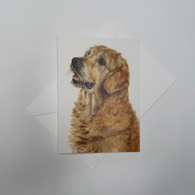 Susel & Co Golden Retriever - Grußkarte