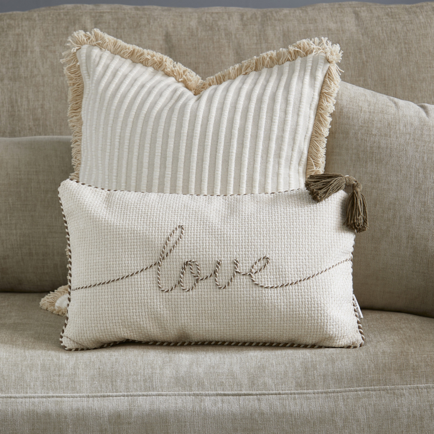 RIVIÈRA MAISON Kissen LOVE mit Inlett – SALE