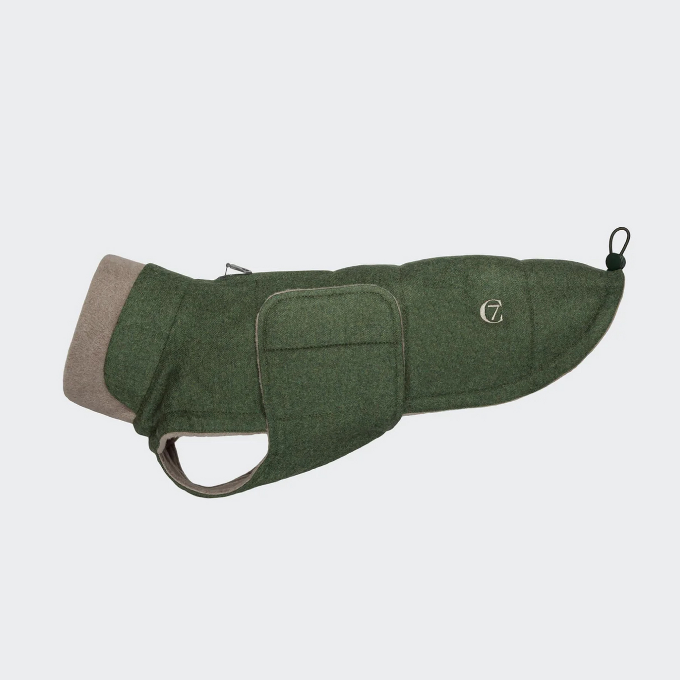 CLOUD7 Hundemantel Brooklyn Flannel Dackel Fern Green – SALE