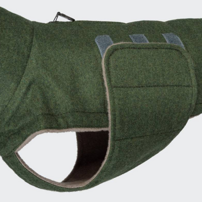 CLOUD7 Hundemantel Brooklyn Flannel Dackel Fern Green – SALE