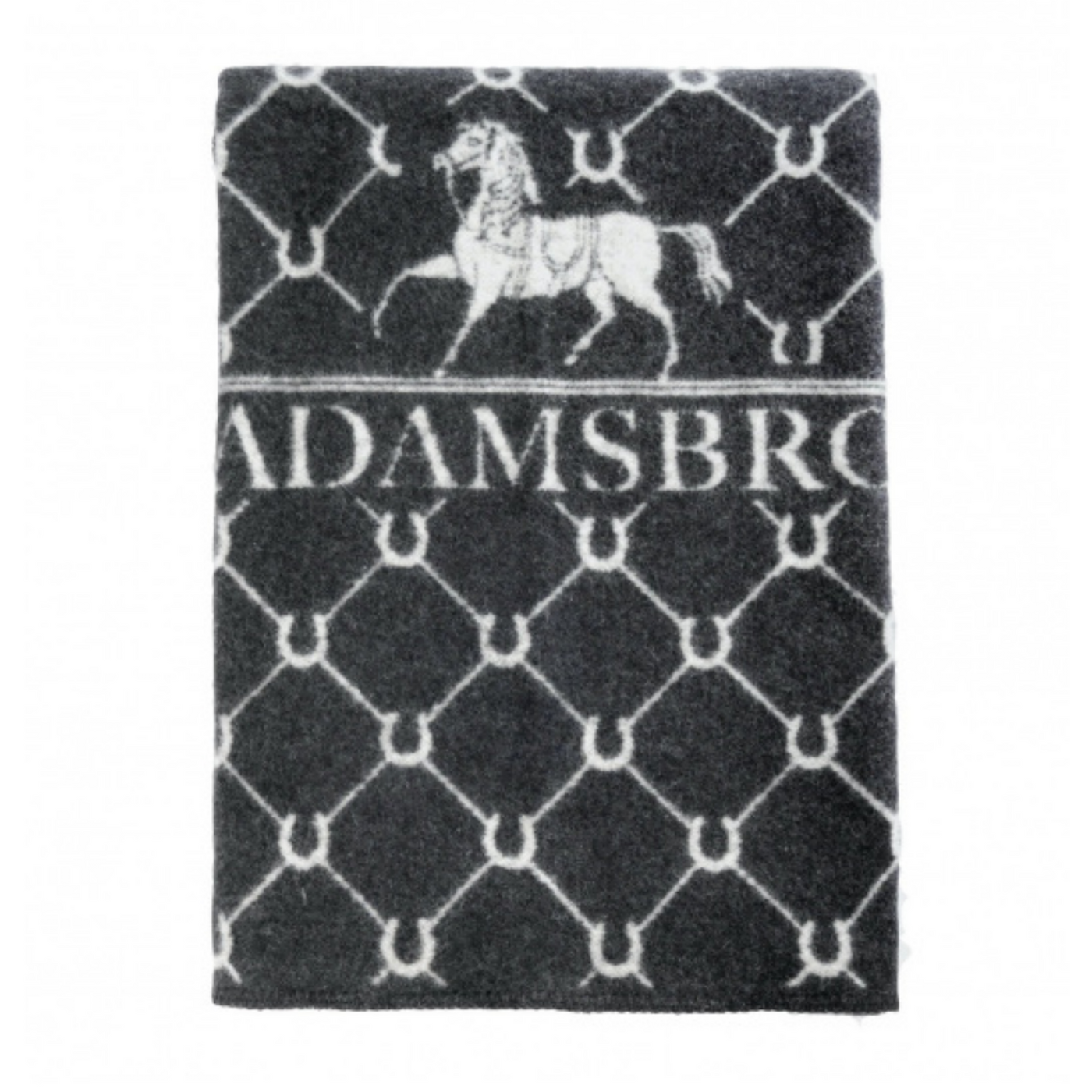 ADAMSBRO Wohndecke MERINO Schwarz