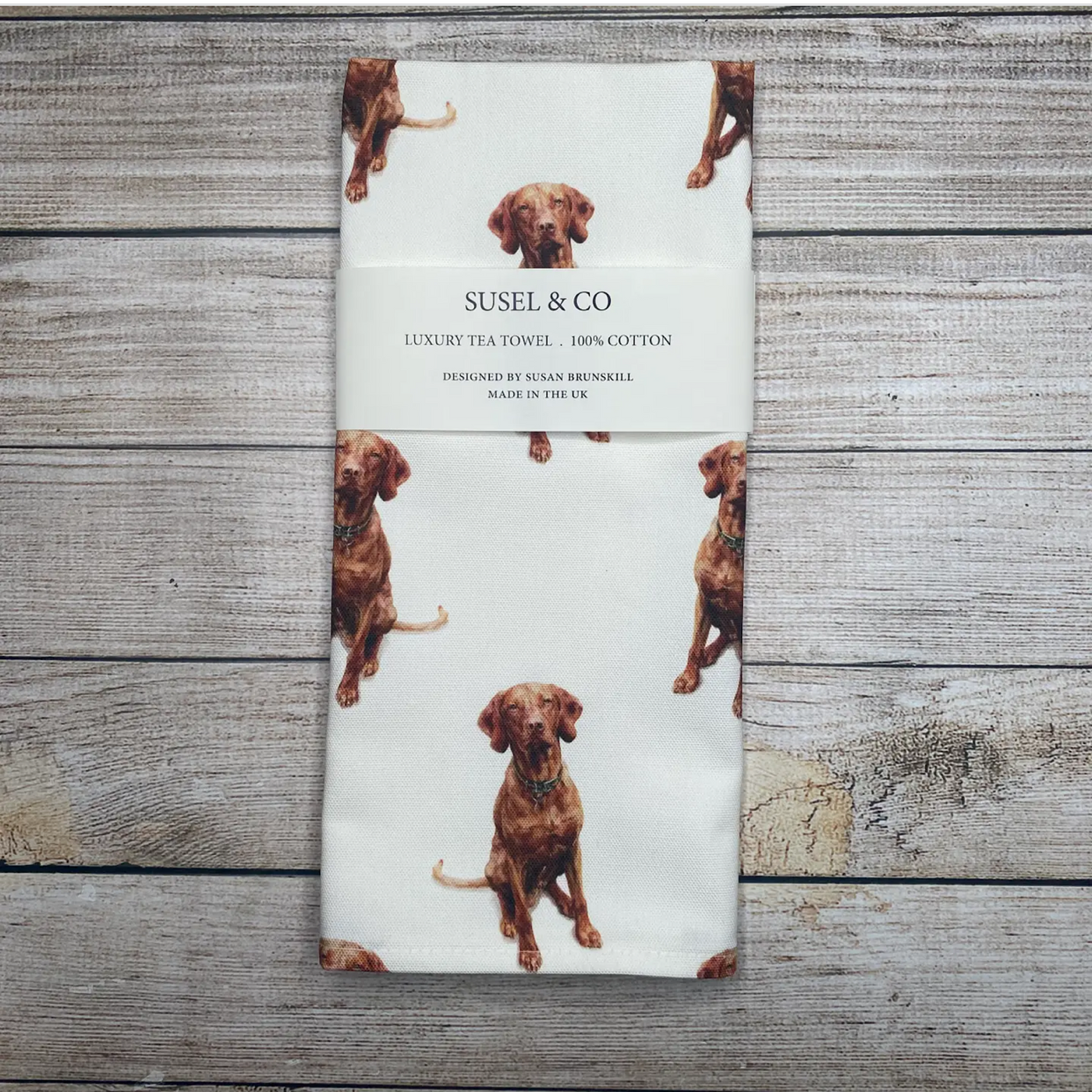 Tea towel - Hungarian Vizsla