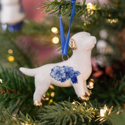 Heinen Delfts Blauw - Christmas Ornament Labrador