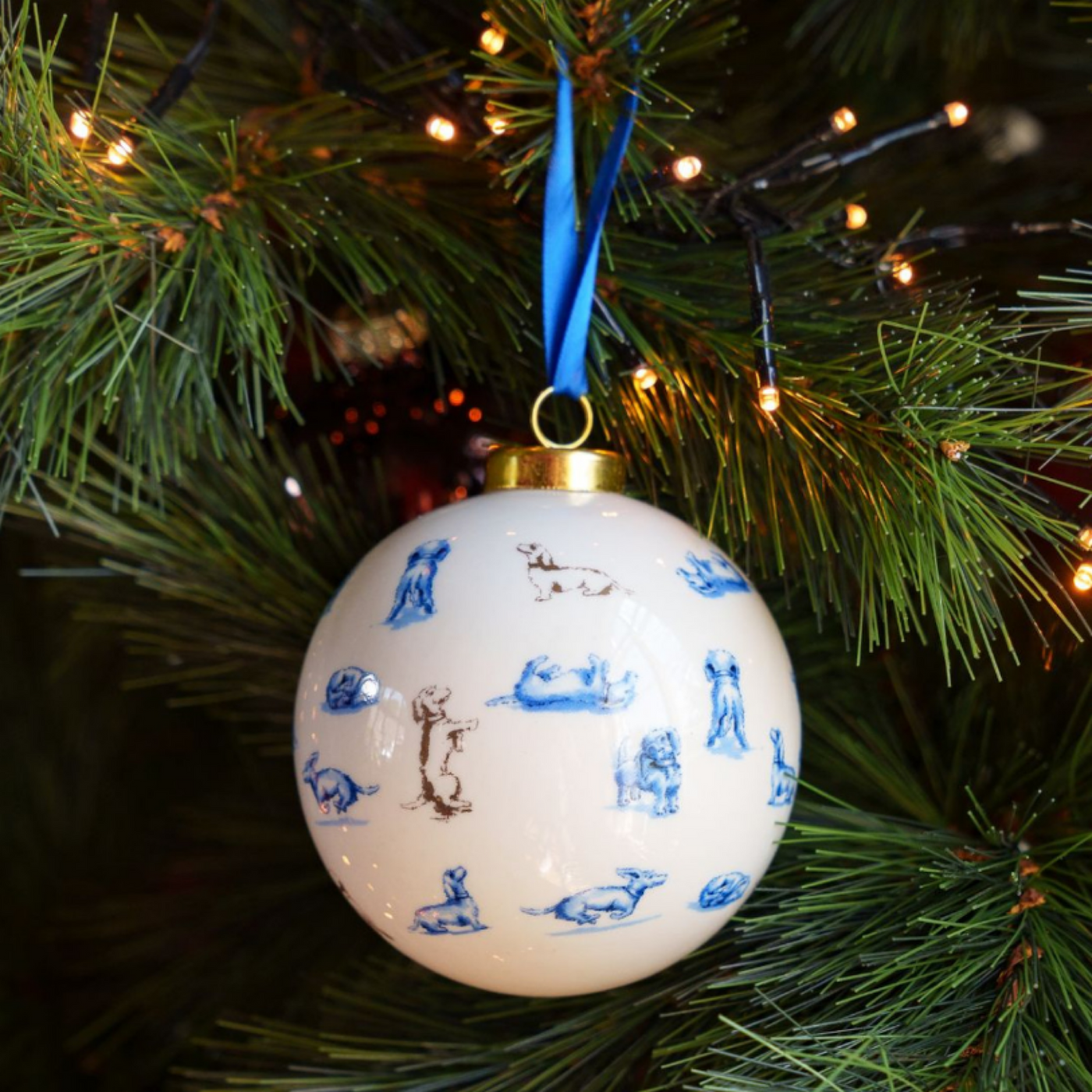 Heinen Delfts Blauw - Porzellankugel Nhaan