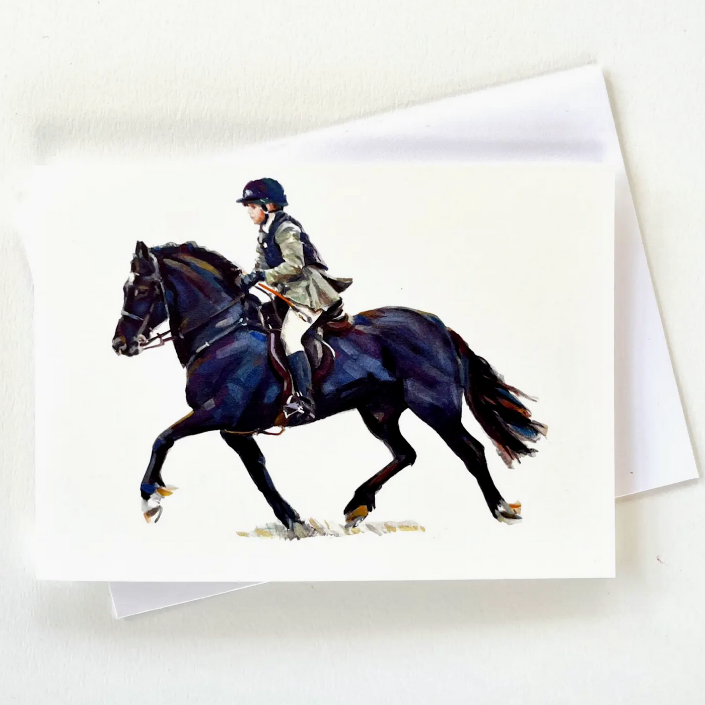 Greeting card - Blue Horse