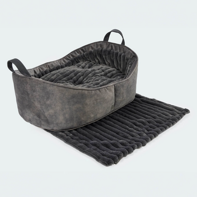 Hundedecke Webpelz Leopold's Anthrazit