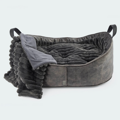 Hundedecke Webpelz Leopold's Anthrazit