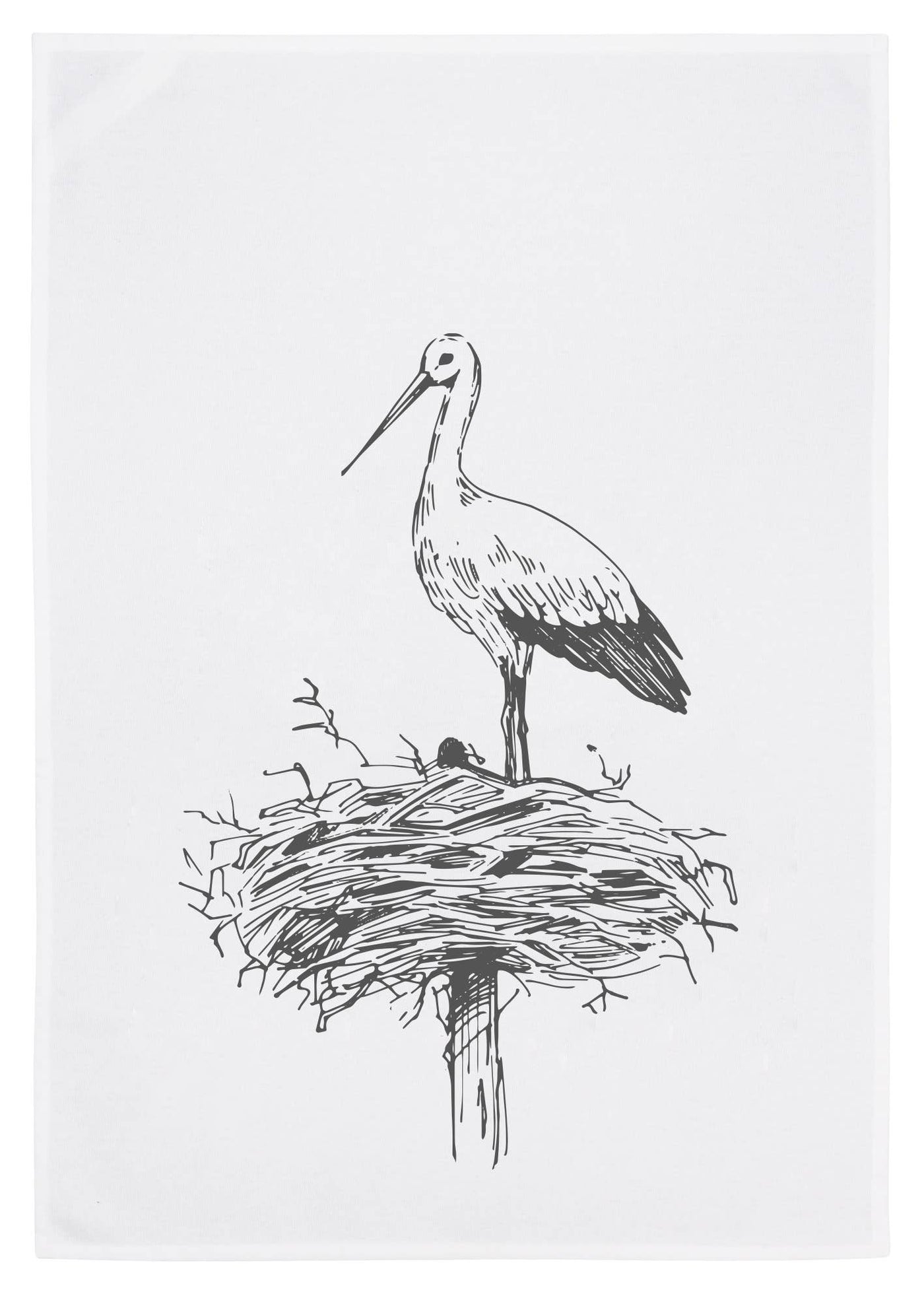 17;30 HAMBURG | Geschirrtuch STORCH – SALE